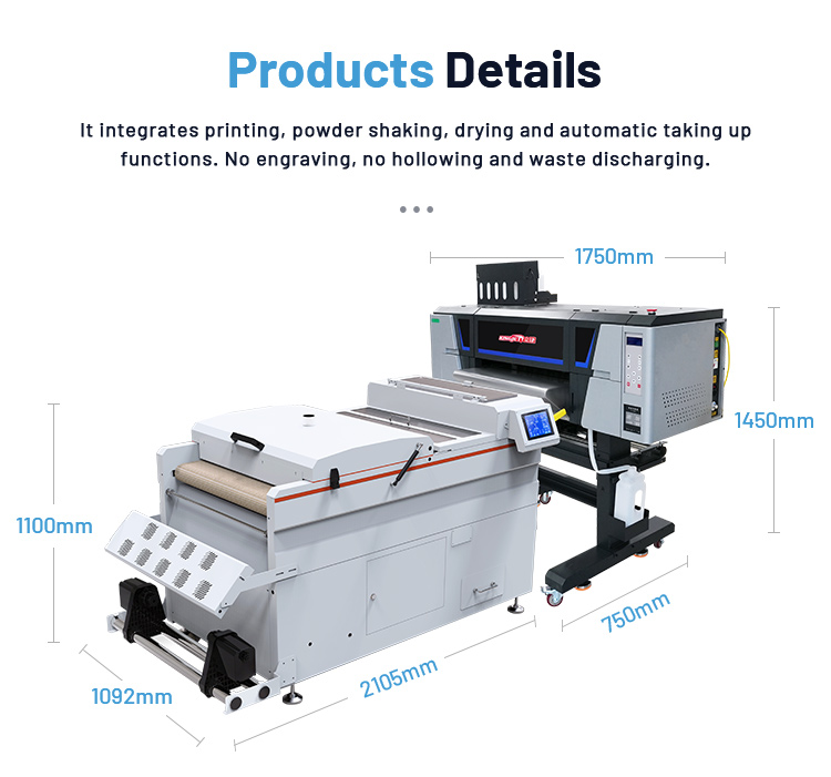 2025Kingjet Dtf Printer I3200  - Dtf Powder Shaker reseña y precio