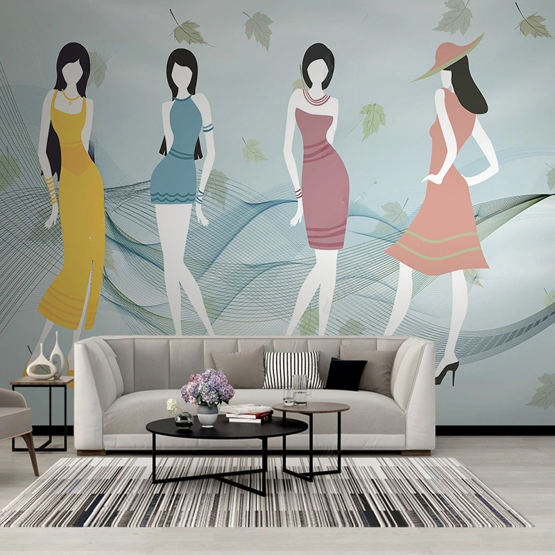 Custom Mural Modern fFresh Sho - Commercial Wallpaper Printing reseña y precio