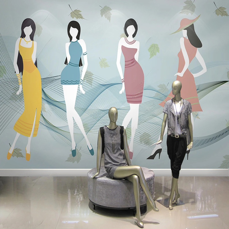 Custom Mural Modern fFresh Sho - Commercial Wallpaper Printing reseña y precio