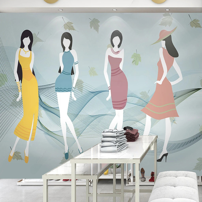 Custom Mural Modern fFresh Sho - Commercial Wallpaper Printing reseña y precio