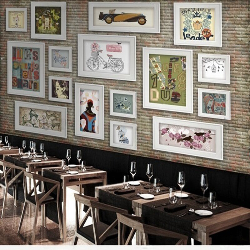 Nostalgic decorative paintings - Commercial Wallpaper Printing reseña y precio