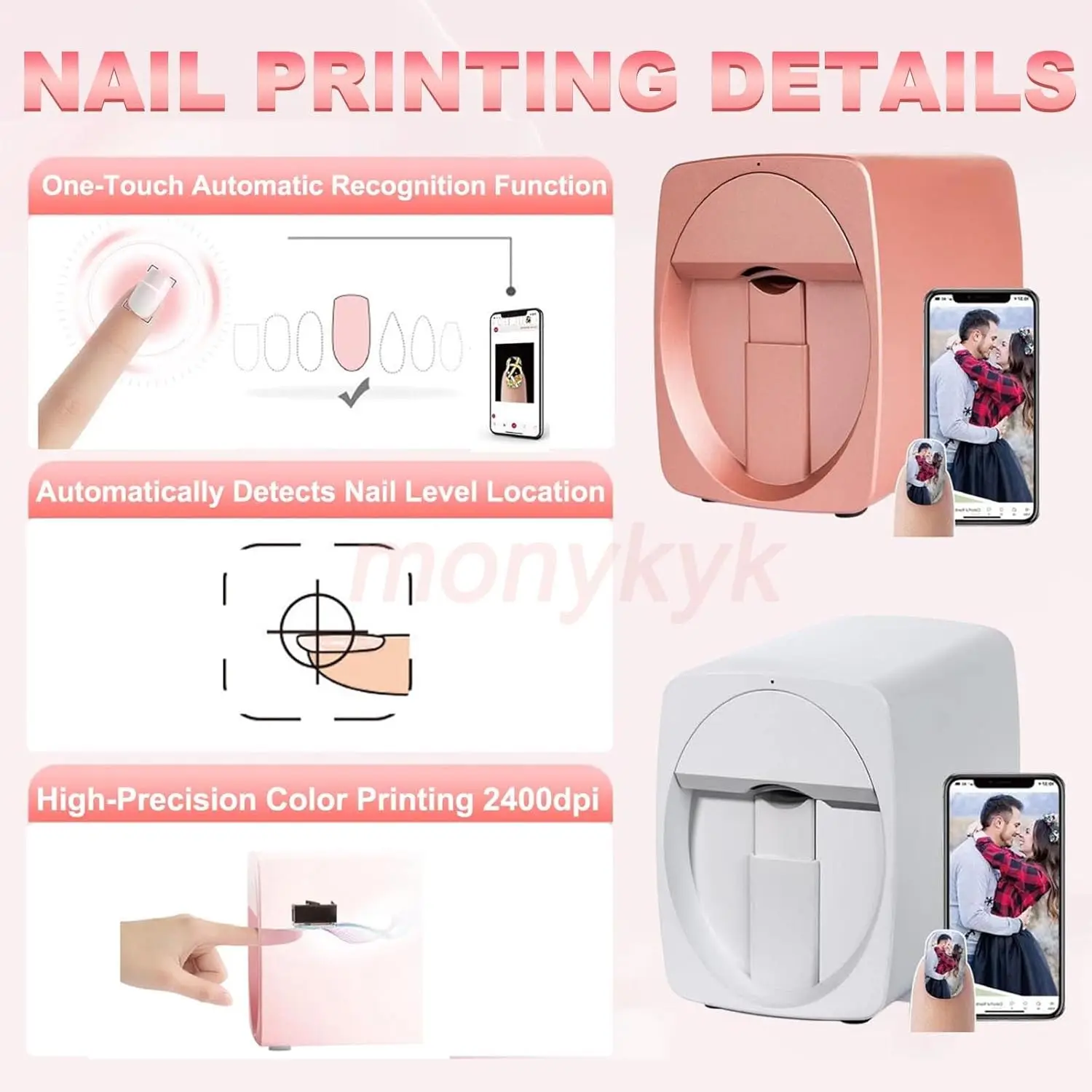 O2nails Nail Printer Machine K - Commercial Digital Printing Machine reseña y precio